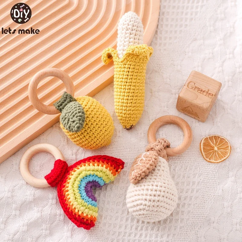 

1 шт., детский деревянный Прорезыватель для зубов