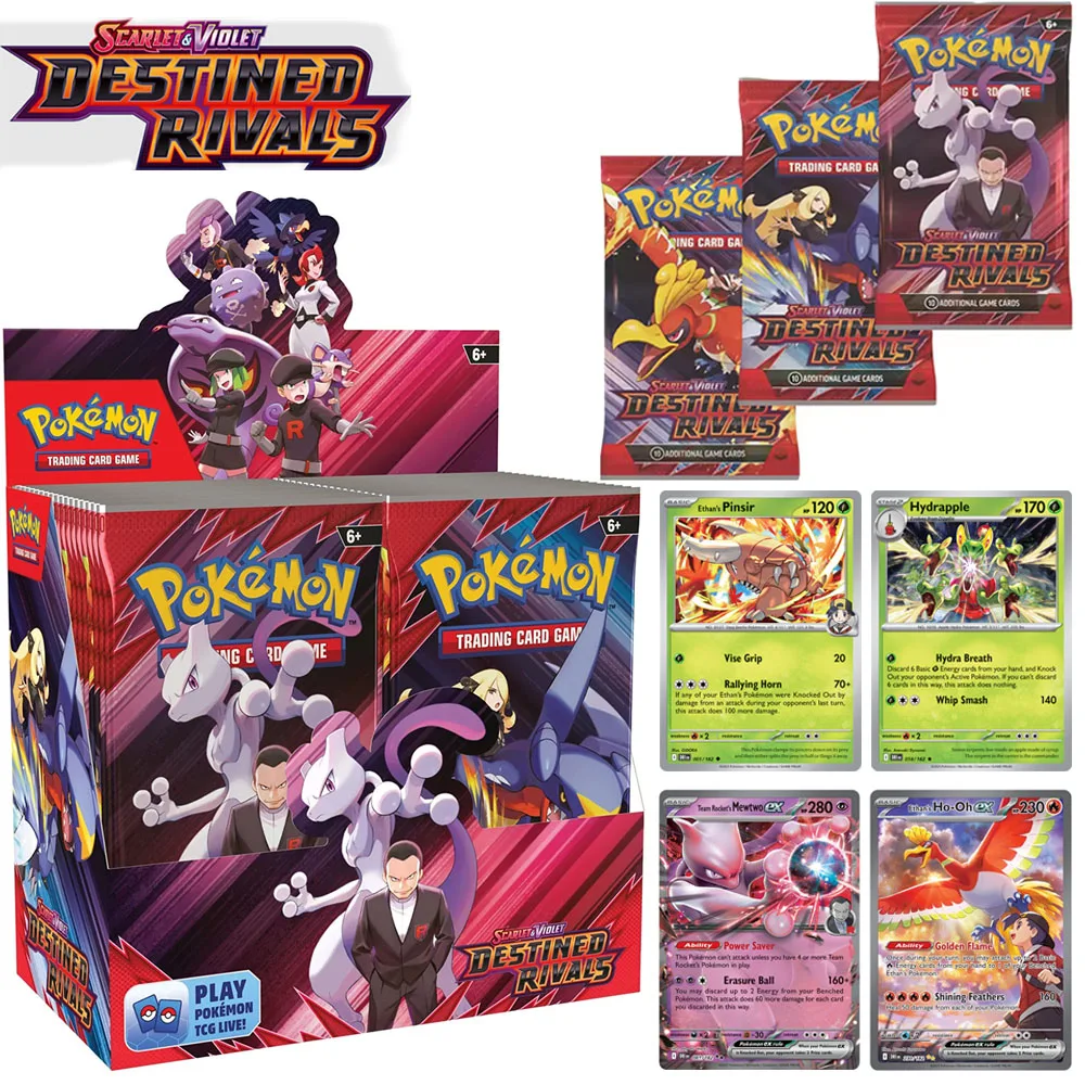 360 pezzi Pokemon Card Scarlet Violet Rivali destinati Evoluzioni prismatiche Viaggio insieme Inglese Booster Battle Transaction Card