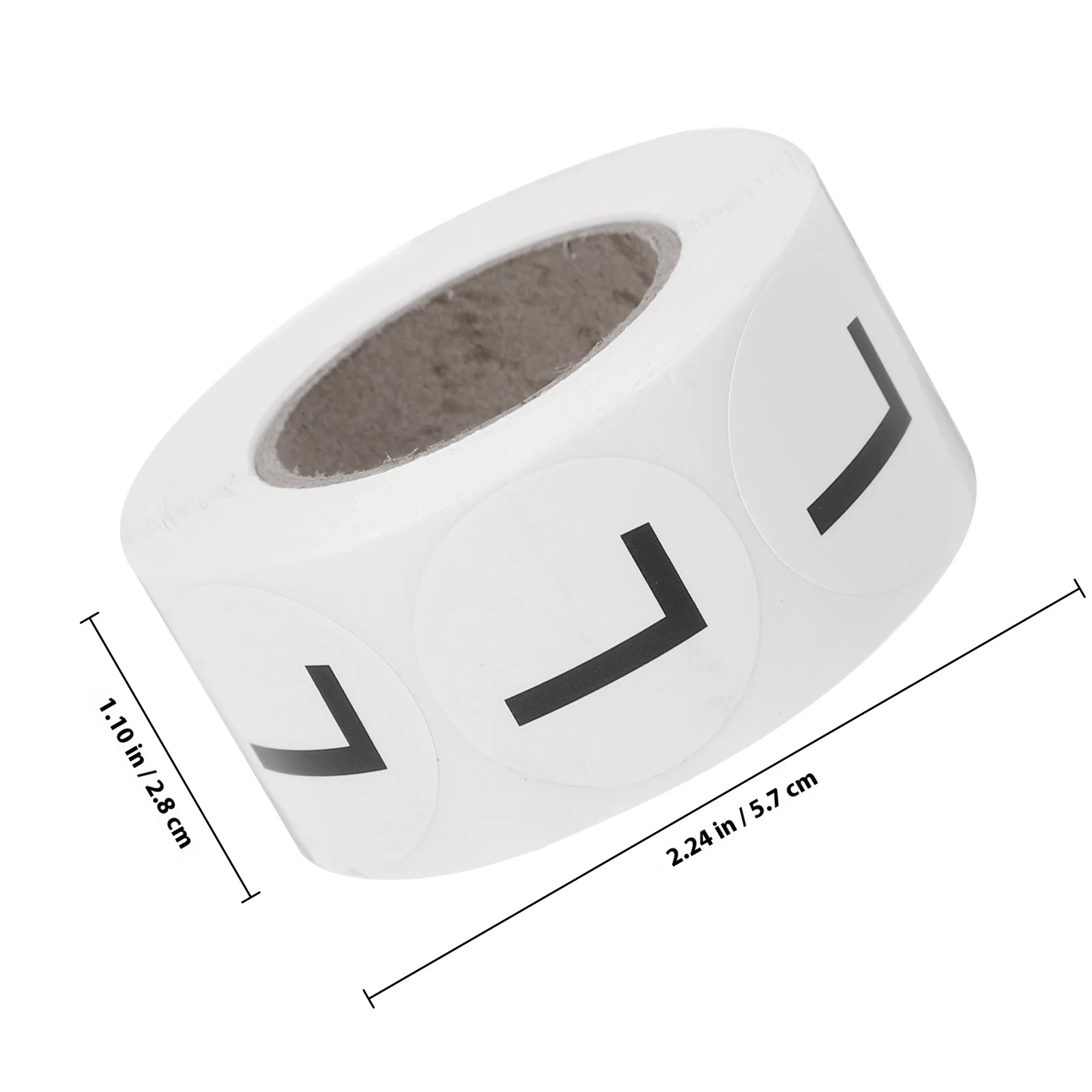 7 Rolls Clothing Size Stickers Self Adhesive Round Labels Easy Use for Home Retail Size Label for Clothes Clothes Label Sticker