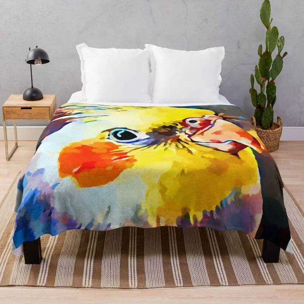 

Cockatiel 3 Throw Blanket Lightweight Warm Blanket for Travel Camping