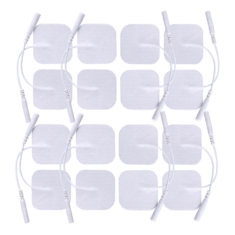 

5*5 см самоклеящийся EMS патч для стимуляции мышц нетканый материал с импульсным массажем для замены геля для тела патч