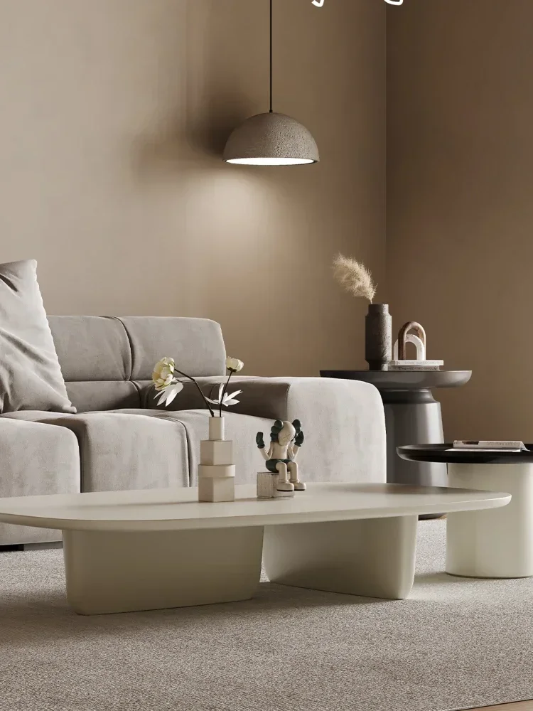 

Modern Minimalist Art Shaped Coffee Table for Living Room