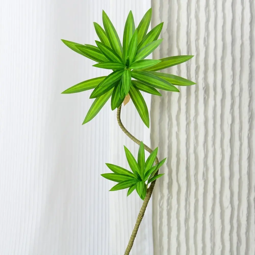 Large Artificial Plants Branch Elegant Realistic Fake Bamboo Leaves Real Touch Green Plants Birthday Party Decor
