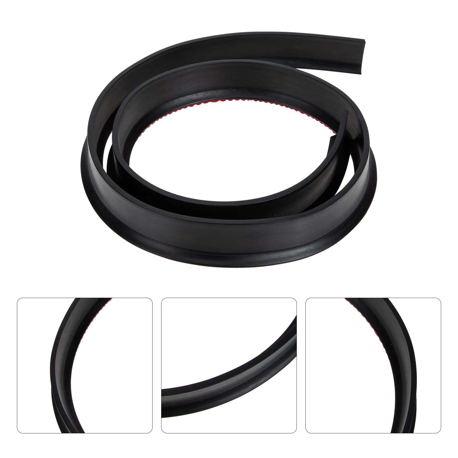 Flexible Self Adhesive Bathroom Water Retaining Strip Bendable Rubber Sealing Strip Waterproof Floor Barrier Shower Tub Doorway