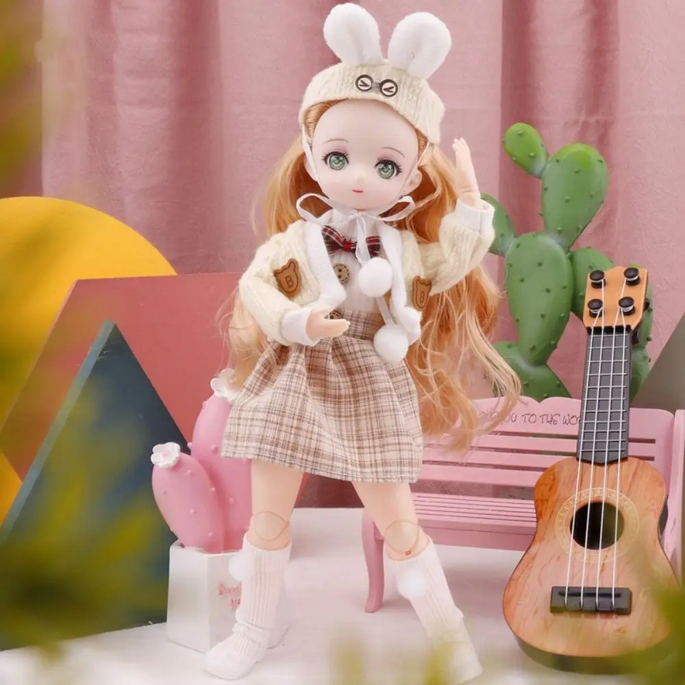 Veranderende kleding 1/6 poppenkleding aankleden make-up vrijetijdskleding 30 cm pop uniform handgemaakte decoratie BJD pop outfit meisje geschenken