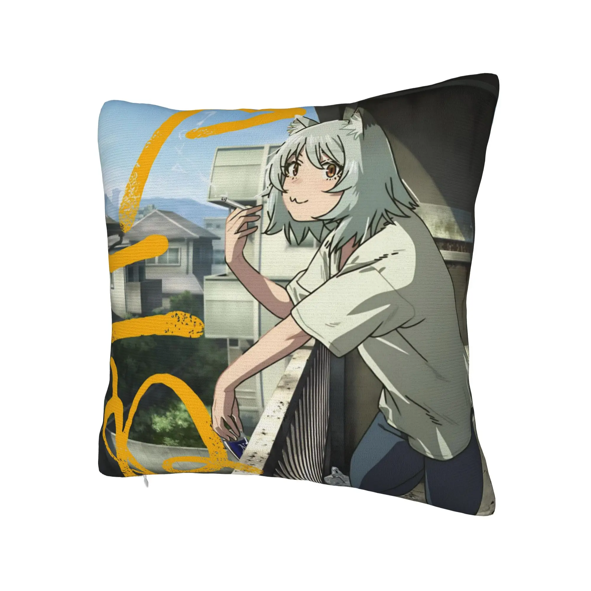C-Chainsmoker Cats Pillow Covers Stuff Printing Cushion Cover Decor  Pillow Case Cover Seater Multi-Size