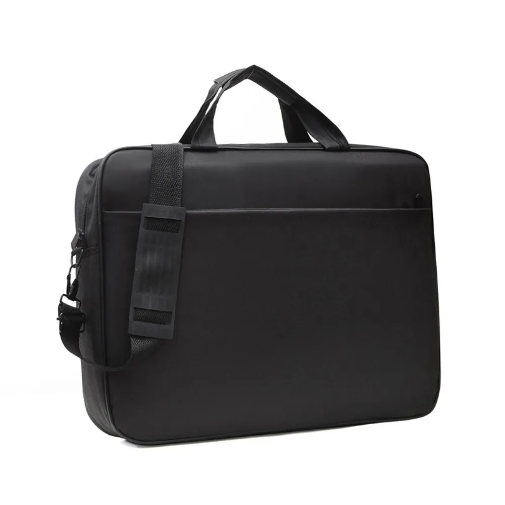 15.6/17 Inch Business Laptop Bag with Handle Shoulder Strap Portable Laptop Bags Solid Color Briefcase Laptop Shoulder Bag
