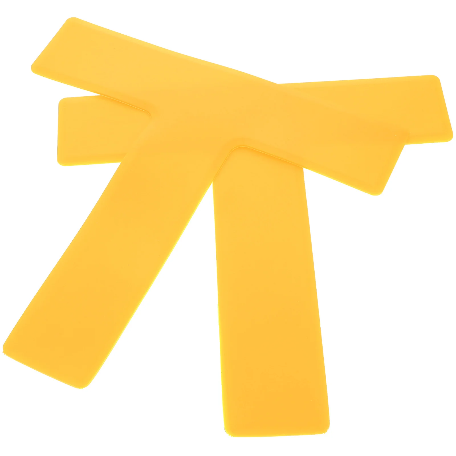 2 قطعة منصات معلقة على شكل حرف T قابلة لإعادة الاستخدام علامات بقعة رياضية لتدريب كرة السلة على الأرض أداة كرة القدم خط أرضي