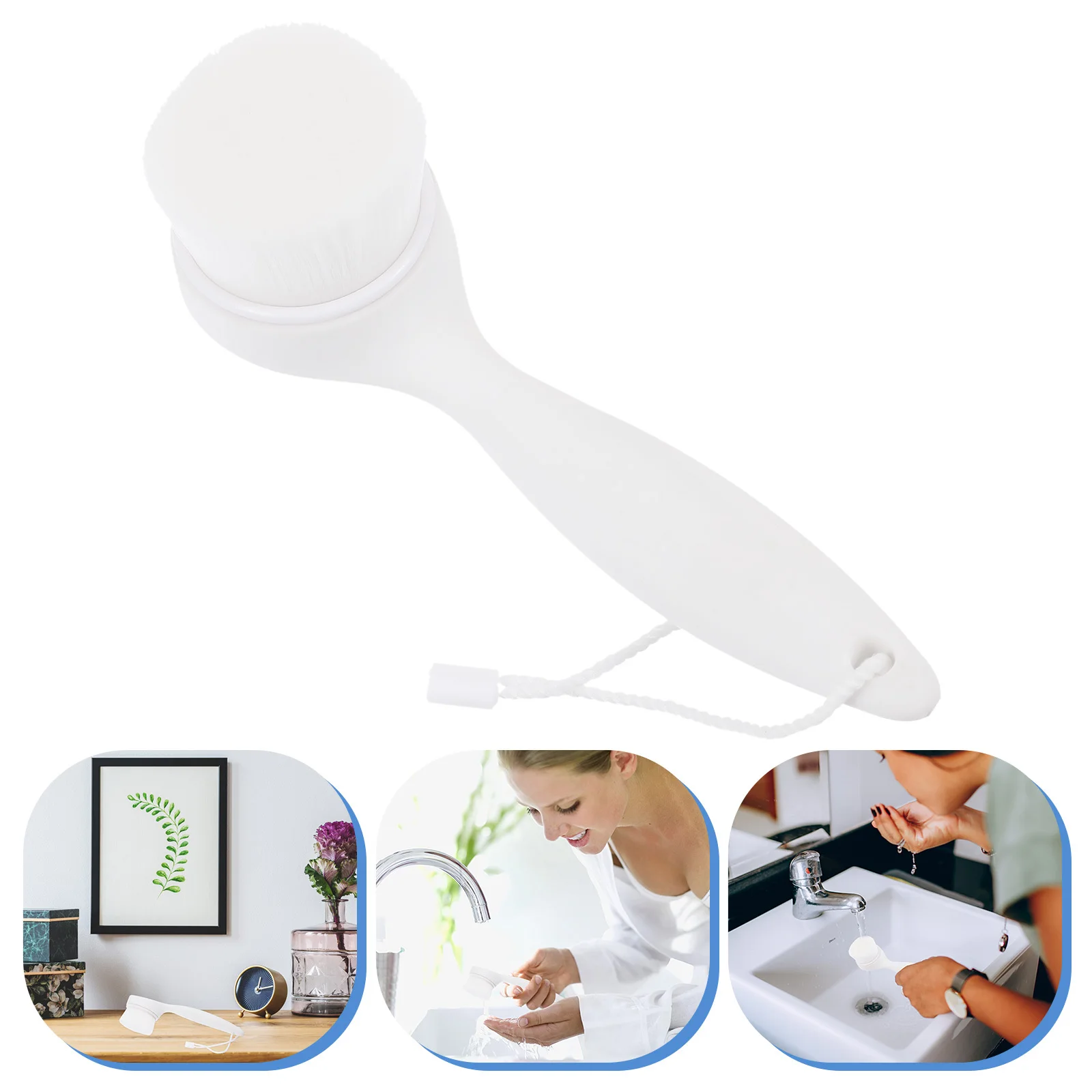 Handheld Face Brush Plastic Facial Cleansing Tool Deep Pore Exfoliator Manual Face Washing Cleaner Skin Care Skin Care Brush