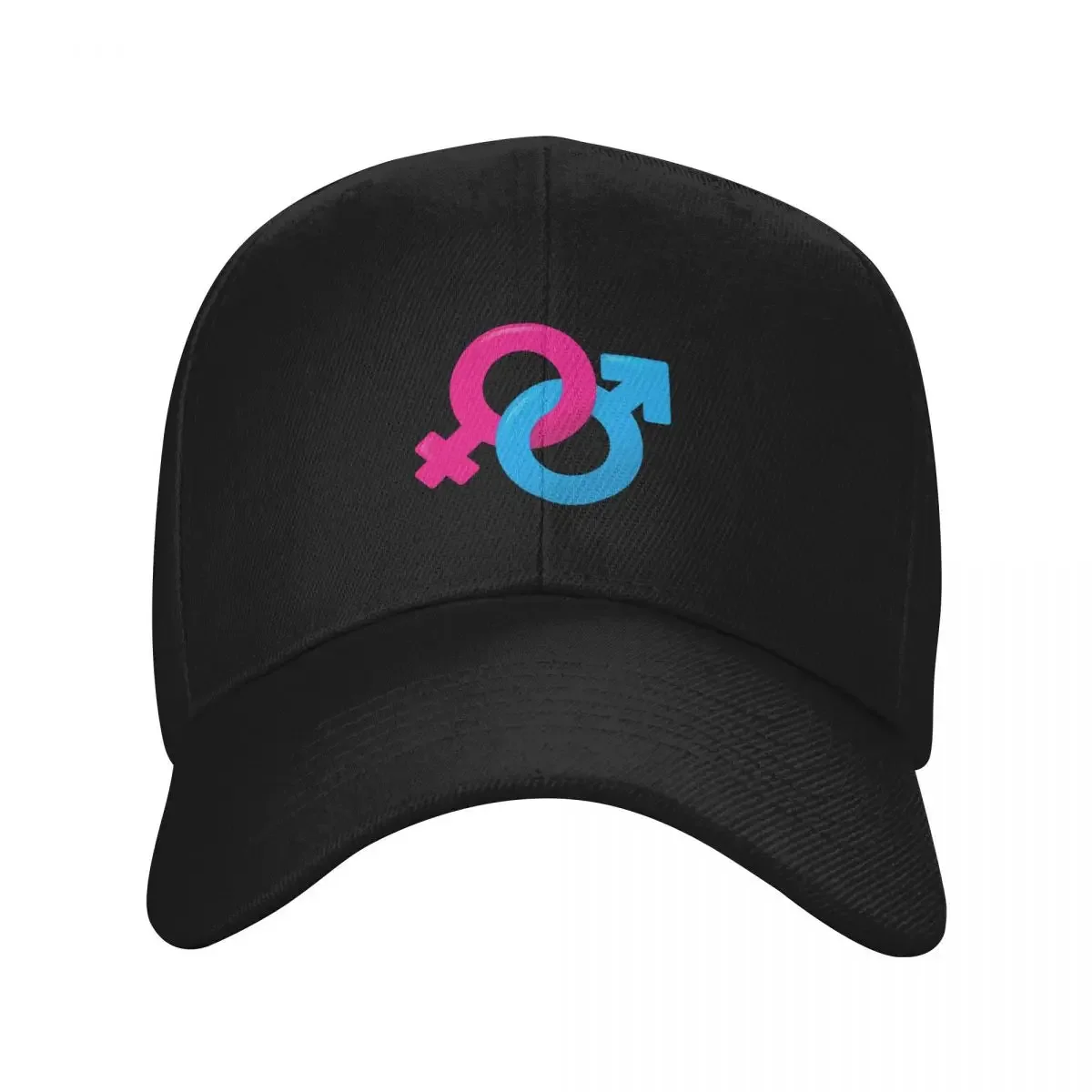 Illustration of an icon symbol heterosexual couple. Ideal for catalogs, informative and institutional material Baseball Cap