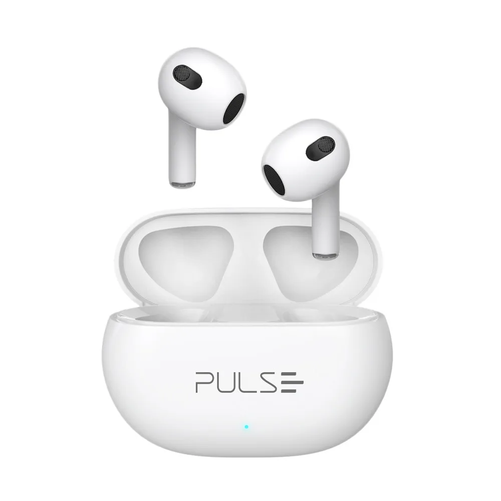 Earphone TWS Buds Touch White Bluetooth 5.3 Pulse - PH414