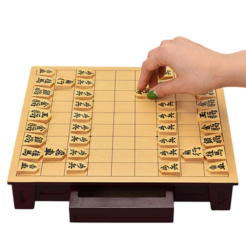 

Backgammon Luxury Shogi Set Wood Board Pieces Chess Organizer Professional Top Children Ajedrez Tematico Leisure Entertainment