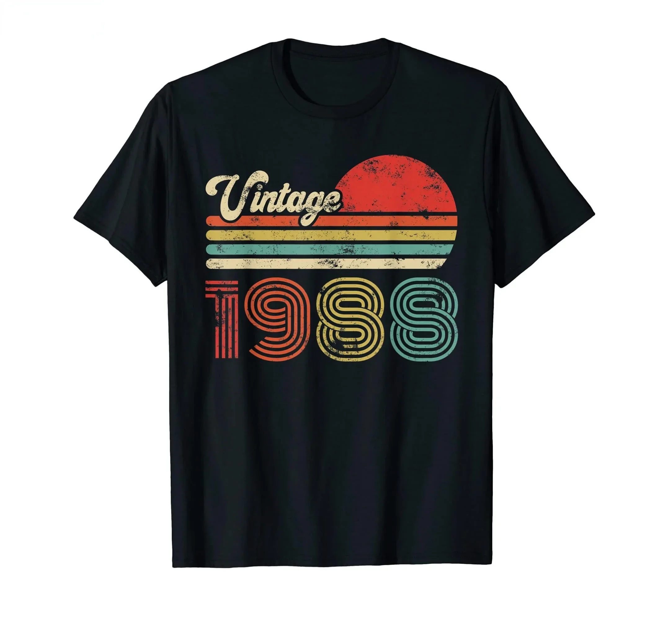 Vintage 1988 Birthday Gift T-Shirt Funny Classic T Shirts for wen women 35th 35 Year Olds Father and Mother streetwear  camisa