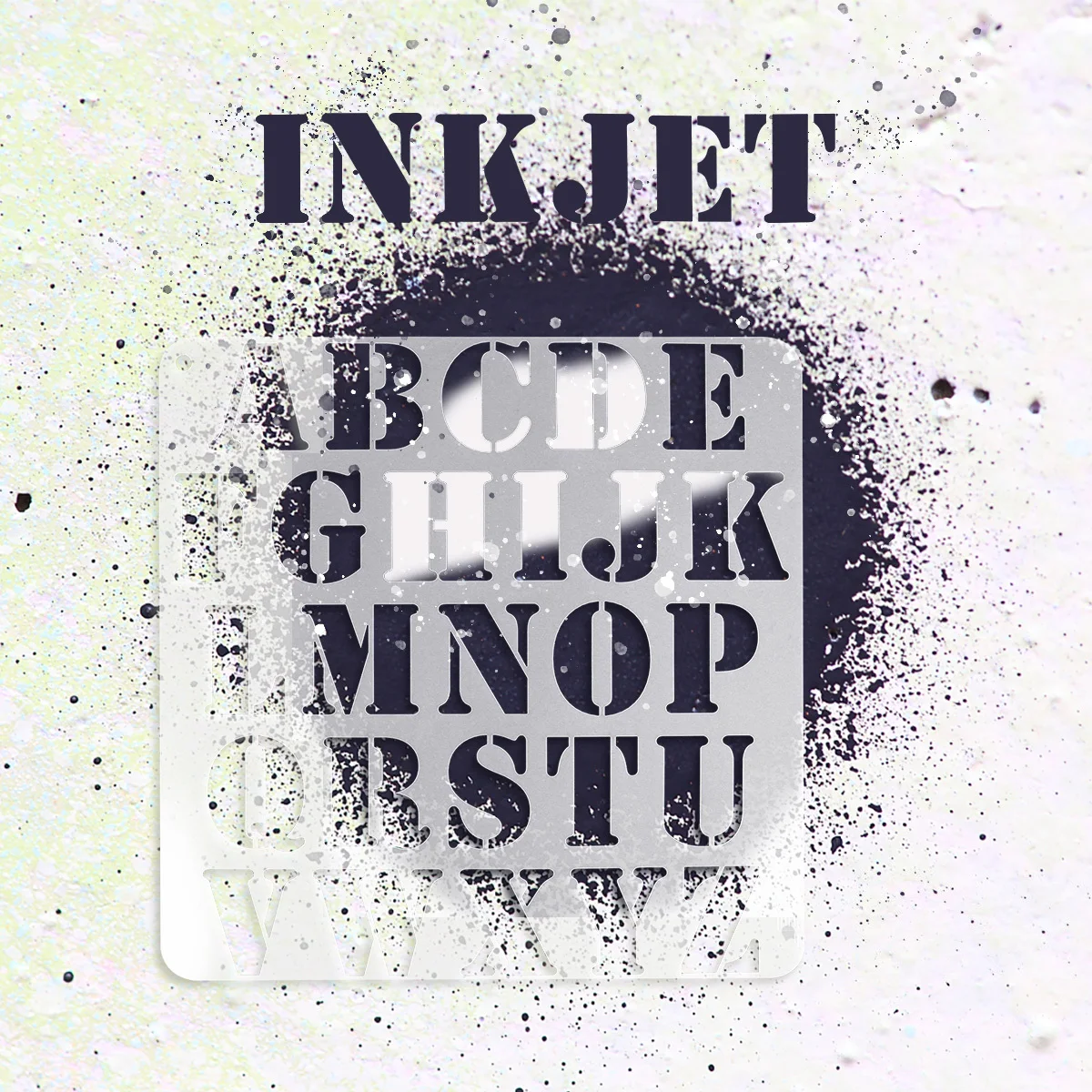 

5Pcs Reusable Alphabet Stencil Templates Pet Material Drawing Stencils DIY Craft Painting Templates for Paper Cutting Wall Art