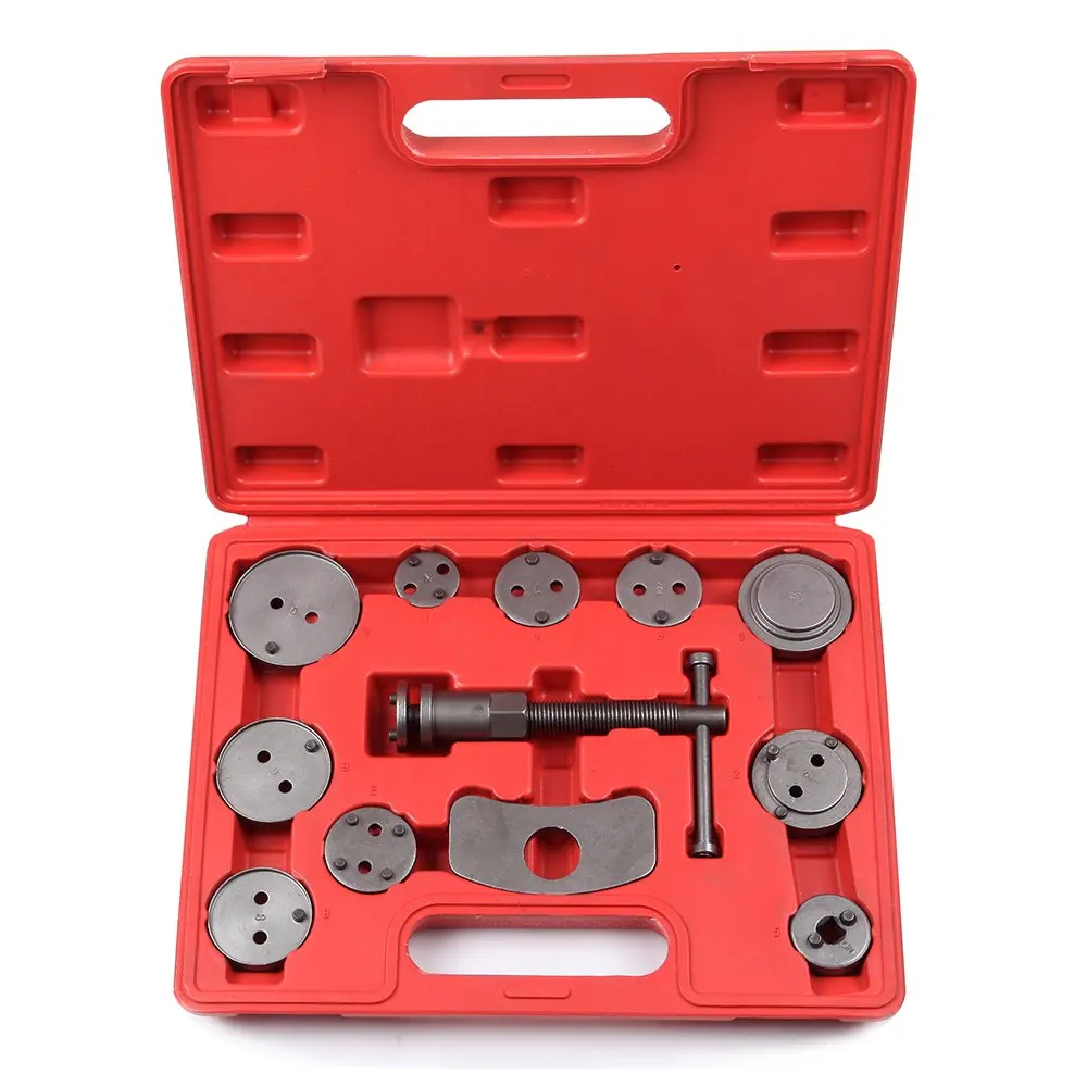 12pcs Piston Compression Tool Set Wind Back Holder Disc Brake Caliper Tool Kit Mechanic Hand Tools Set for Cars Brake System