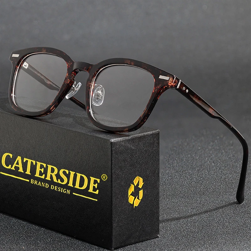 

CATERSIDE очки с защитой от синего света, ацетатная оправа, мужские очки, винтажные брендовые высококачественные очки, женские очки для чтения на компьютере