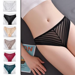 1pcs Sexy Lace Panties Women's Underpants Large Size High waist Briefs Breathable Lift buttocks Female Underwear