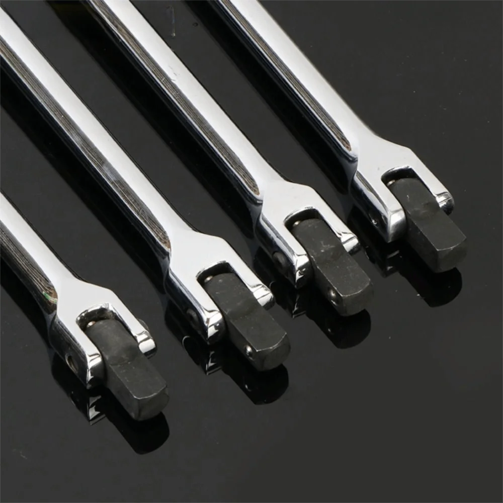 

1/2 Drive 1/2'' F Rod Wrench Socket Flex Head Non-slip Handle Breaker Bar Socket Wrench Strong Force Lever 15'' 18''