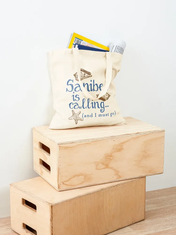 Sanibel Island está chamando (e devo ir) sacola sacola de compras bolsa de compras universitária