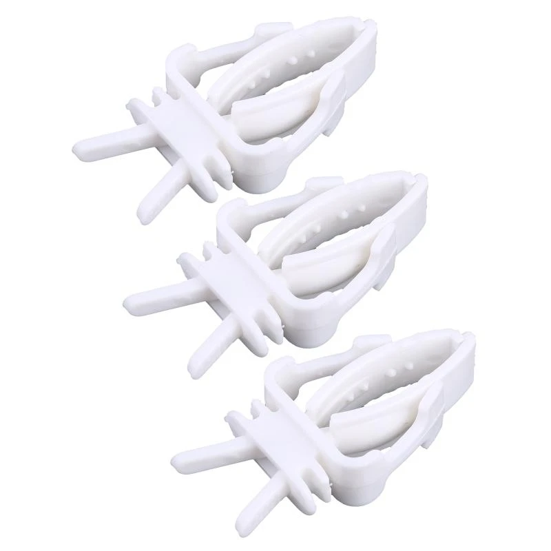 

3 Pack Bird Holder Durable Plastic Clips Feeder for Cage Easy to Use