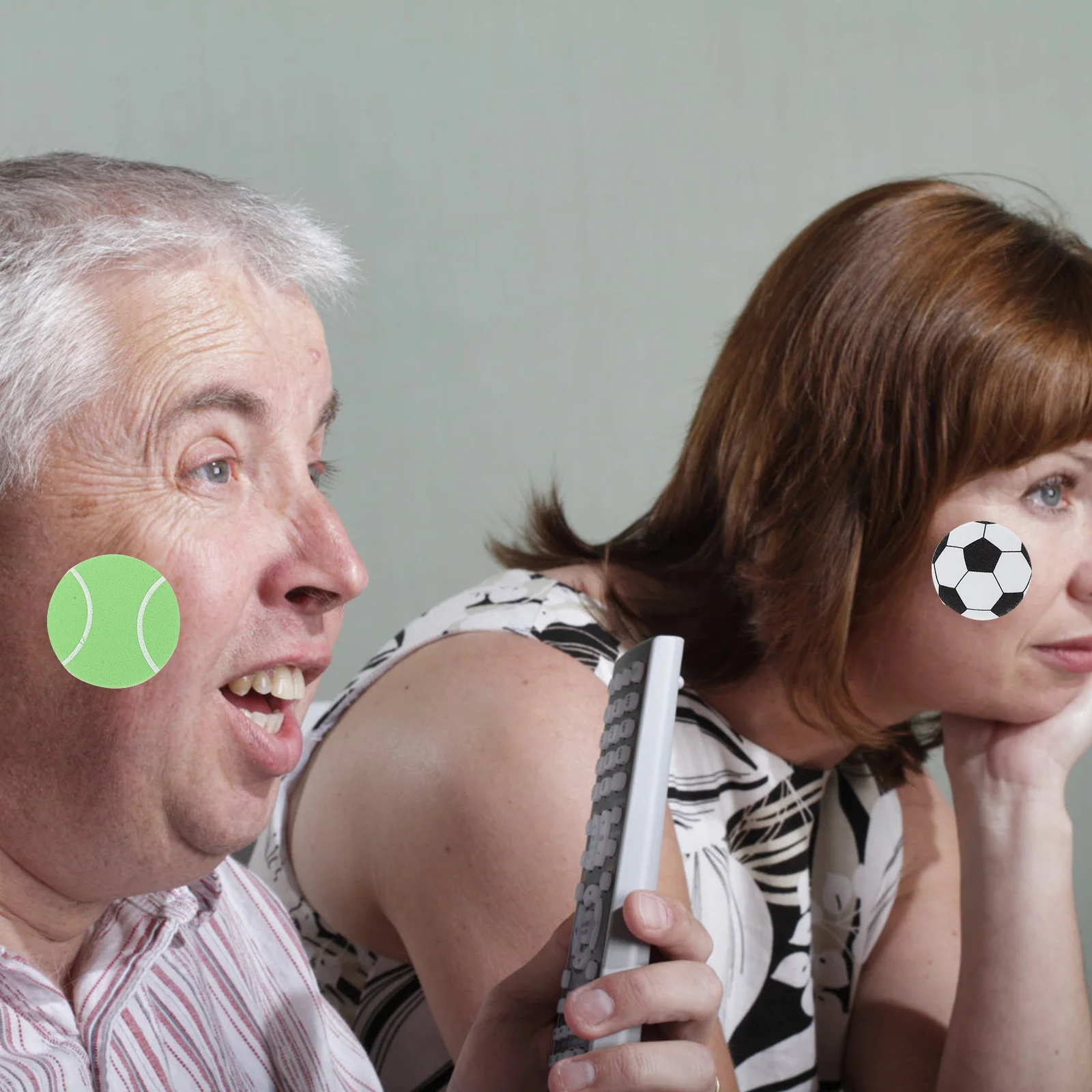 

4Packs Foam Sports Balls Stickers Self Adhesive Basketball Baseball Soccer Football Tennis Badminton Sports Ball Theme Stickers