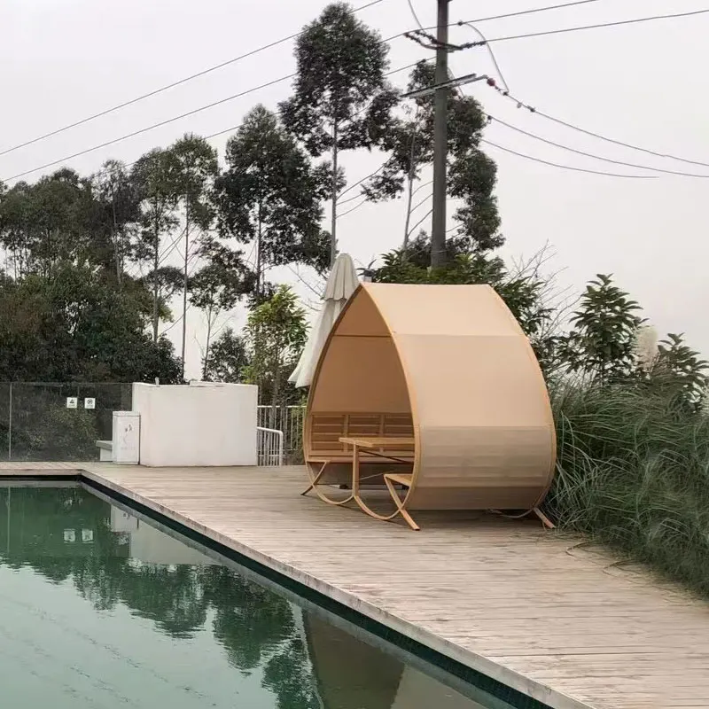 Mesa y sillas de terraza, dosel de corazón romántico, patio al aire libre, ocio, cuatro asientos