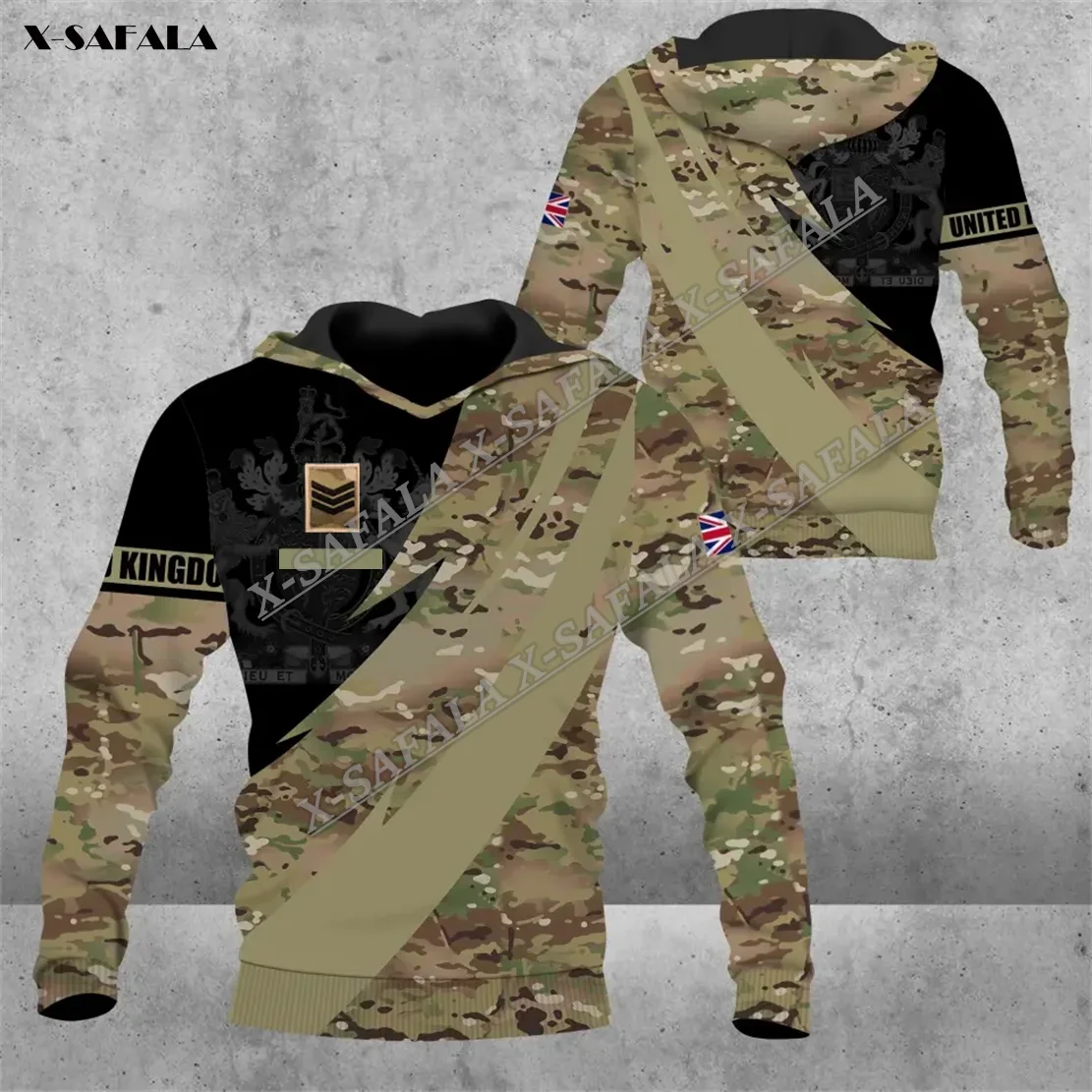 

Lion British Unit Kingdom Army Veteran Soldier Tattoo 3D Print Hoodie Men Shirt Sweatshirt Hooded Jersey Tracksuits Outwear