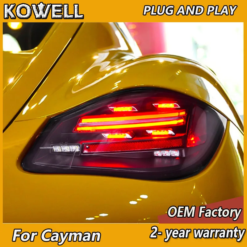 

Car Styling for Porsche Cayman Taillight 2009-2012 Cayman Tail Lights DRL Fog Brake Reversing Dynamic Turn Signal Porsche 987.2