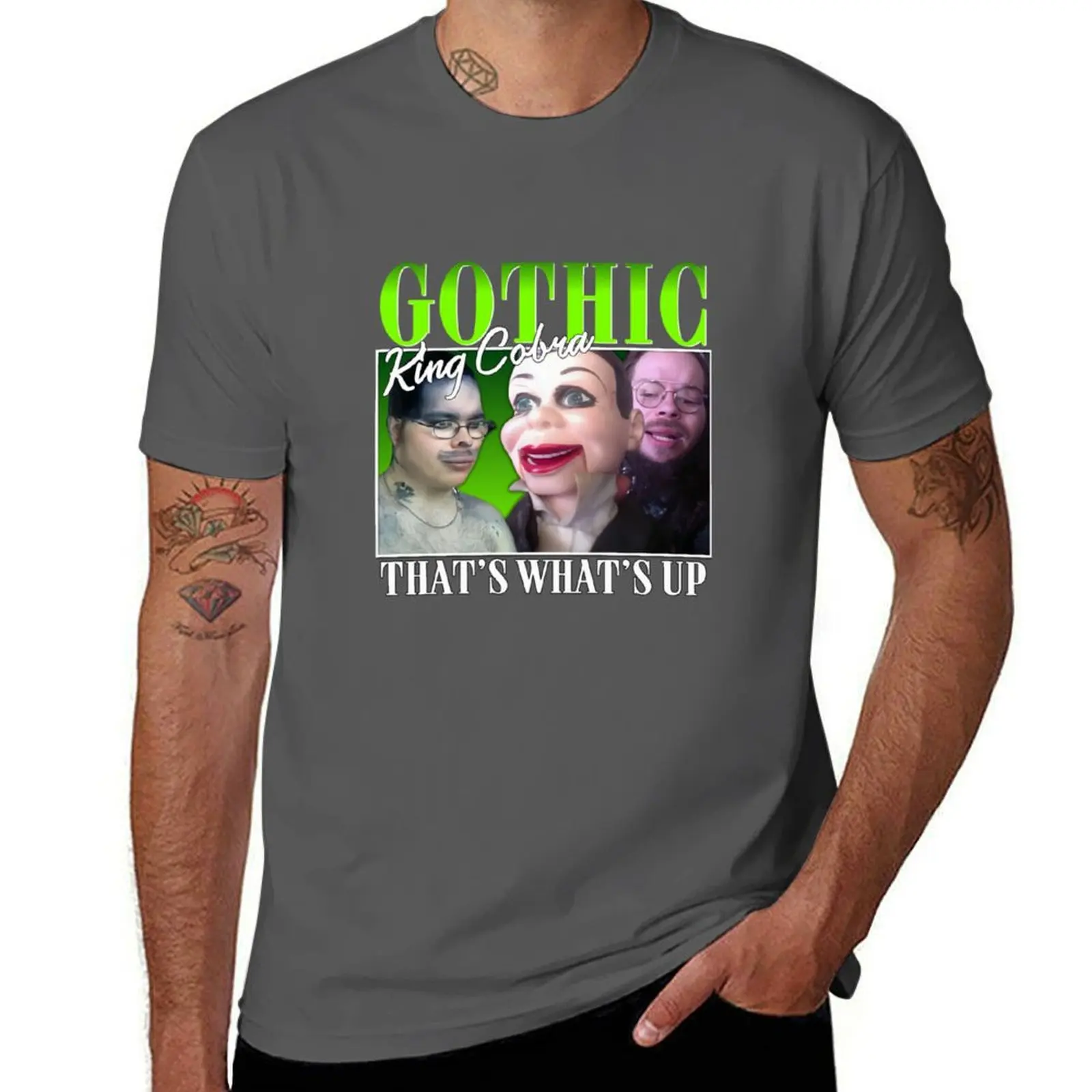 

KingCobraJFS Gothic King Cobra T-Shirt cotton tshirt 100% funny t shirts cotton man t shirts graphic T-Shirt