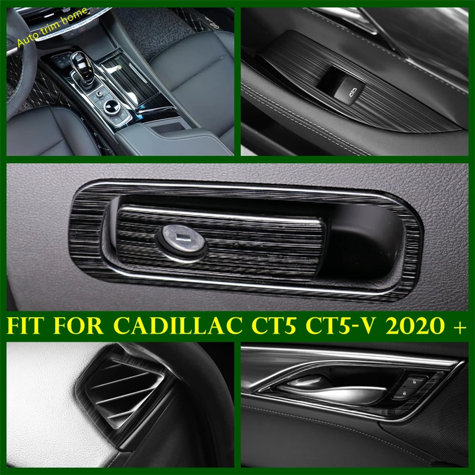 

Car Door Handle Bowl Window Lift Button Gear Shift Box Air AC Vent Glove Box Panel Cover Trim For Cadillac CT5 CT5-V 2020 - 2022