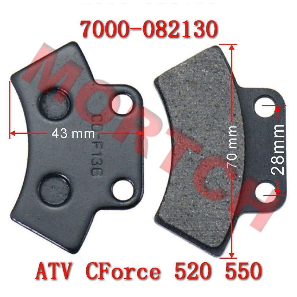 

Parking Brake Caliper Pad OEM Part Number 9010-0803A0 Compatible With CFMoto CForce 520 550 600 500cc CF500ATR CF500AU CF600AU