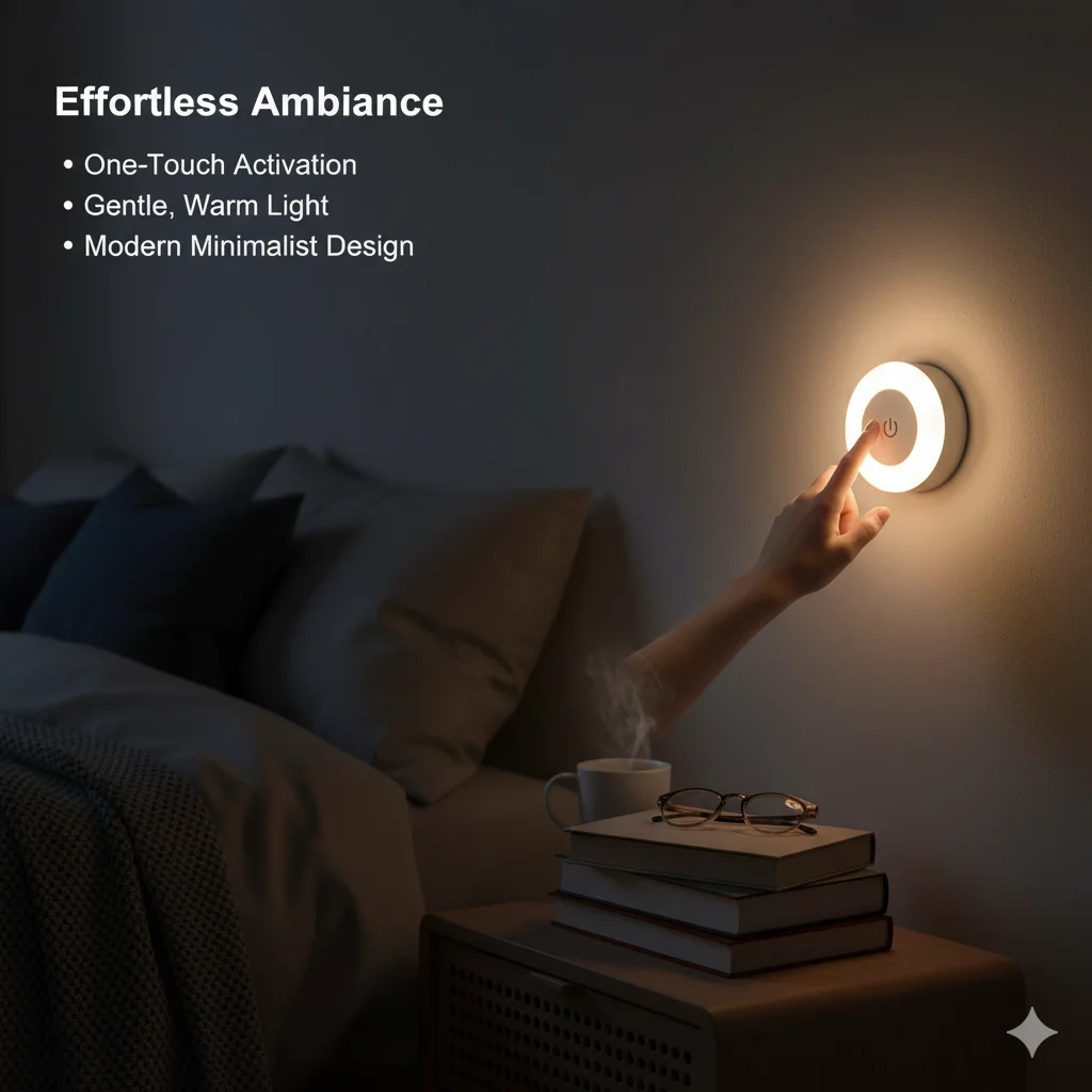 

Новые энергосберегающие светодиодные ночники с сенсорным управлением, 3 цвета, регулируемая яркость, настенный светильник, USB-перезаряжаемый, магнитный, для комнаты, коридора, спальни