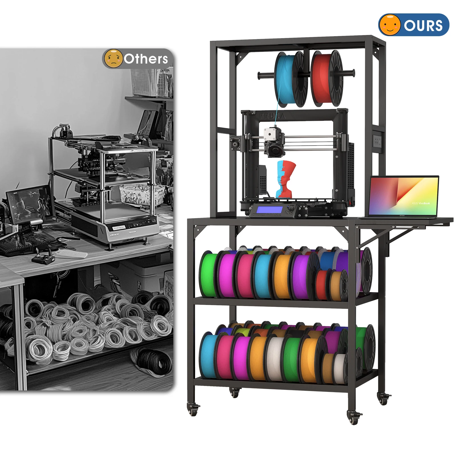 3D Printer Stand, Heavy Duty 3 - 3D Printing Tablet 评论和价格
