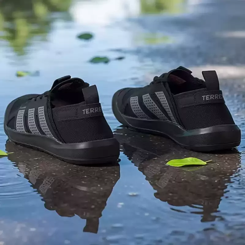 Adidas HQ9170 Outdoor Wading Water Shoes Climacool Breathable Fabric Synthetic Upper Quick Dry Non Slip Amphibious Sneakers