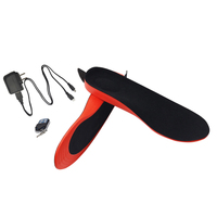 Rechargeable Electric Heated Insoles Outdoor Sports Remote Control Heated Shoe Insoles Warming Pad Insoles US Plug