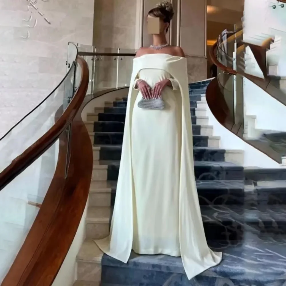 

Customized Exquisite Half Sleeve Mermaid Evening Dress Charming Mermaid Prom Dress Sexy Boat-neck Ruffles Party Gown فساتين سهرة