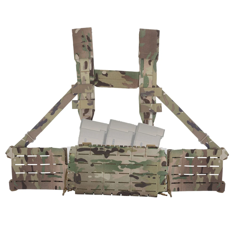 

Tactical ARC Chest Rig Placard V3 Kit Quick Release Hunting Vest MOLLE System 5.56 Triple Magazine Pouch Shooting Airsoft Gear