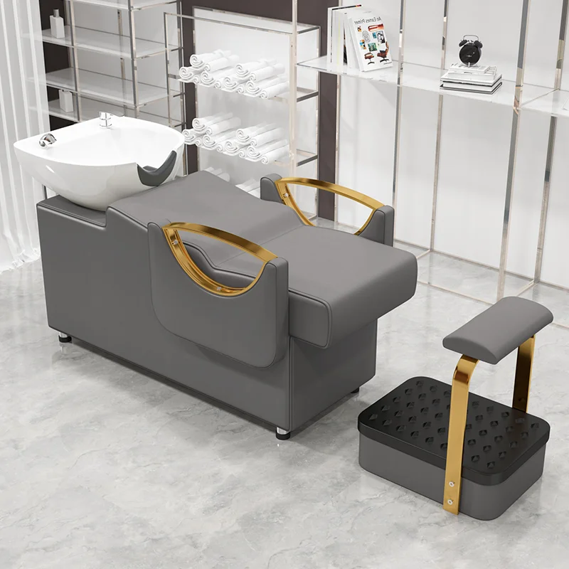 Tête SPA shampooing chaise avancée luxe Salon cheveux lavage chaise confortable beauté Silla De Lavado De Cabello Salon meubles