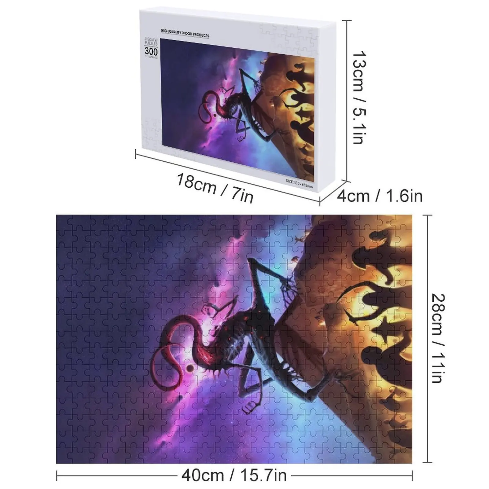 أقنعة Nyarlathotep، غلاف الكتاب الثاني من Sam Lamont Jigsaw Puzzle Woodens للبالغين #5