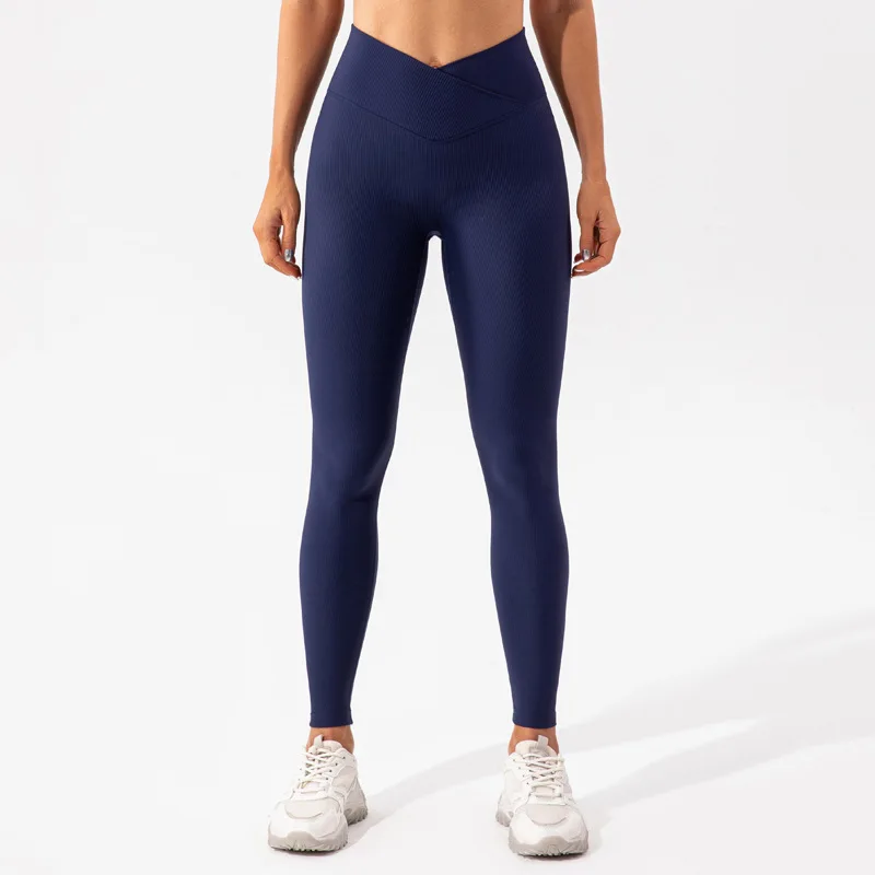 Maxdutti Hip Lifting High Waisted Tight Fitting Yoga Pants Women's Stretch  Pants Quick Drying Running Slim Fit Fitness Pants