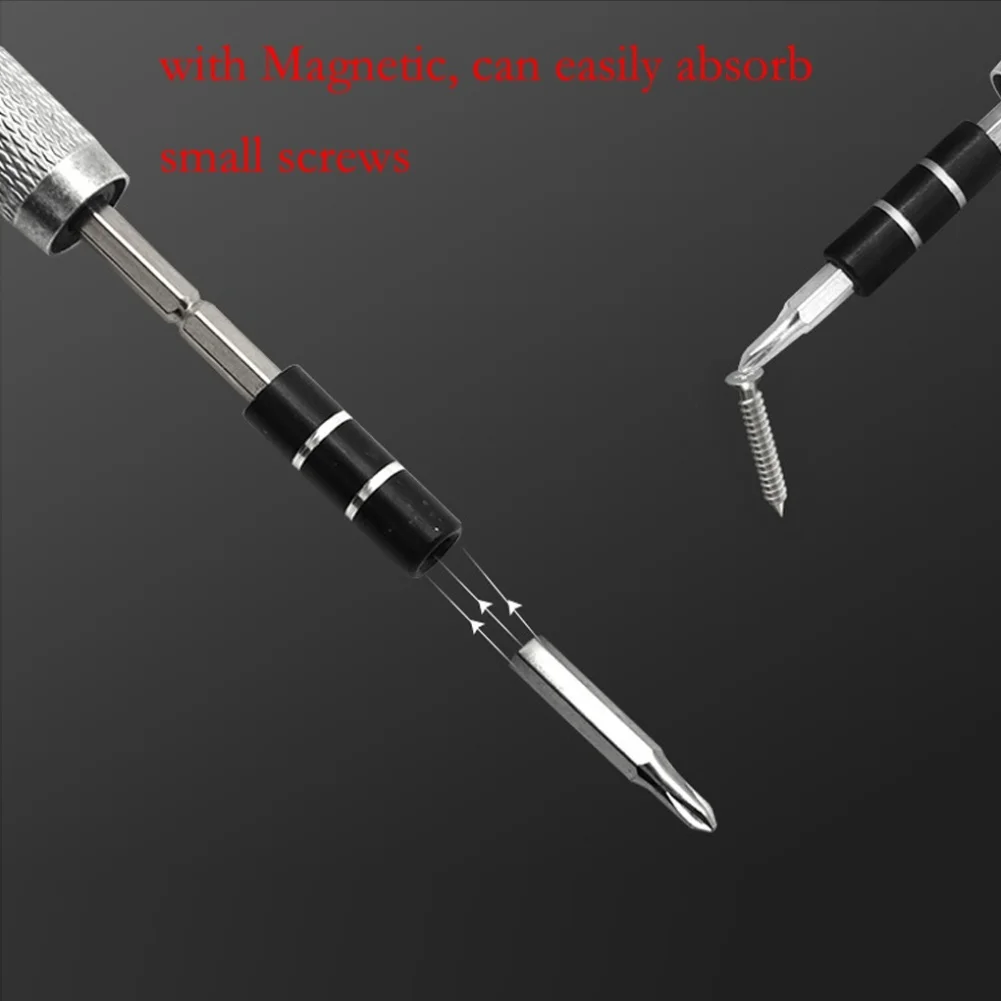 

32 In 1 Non-Slip Magnetic Screwdriver Bits Set For Torx Hex Ratchet Screw Driver For Computer Camera Glasses Watches Repair Tool