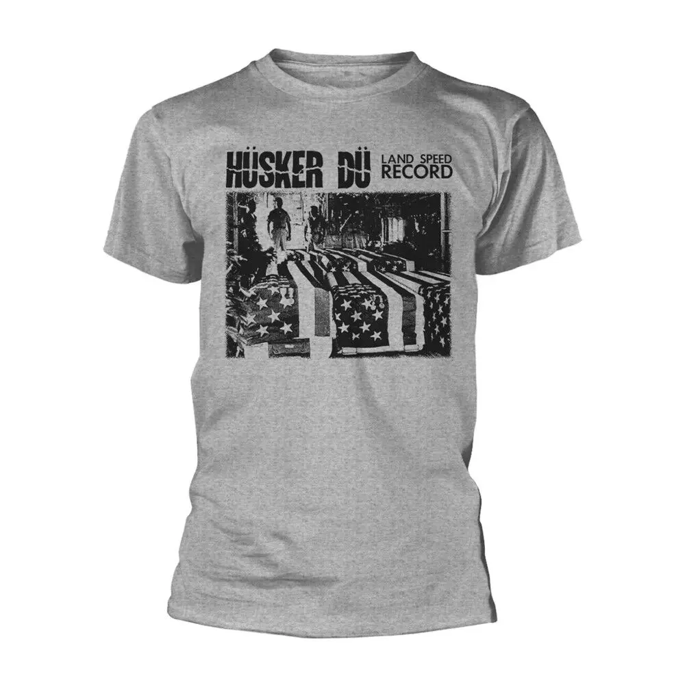 

Husker Du 'Land Speed Record' Grey T shirt - NEW