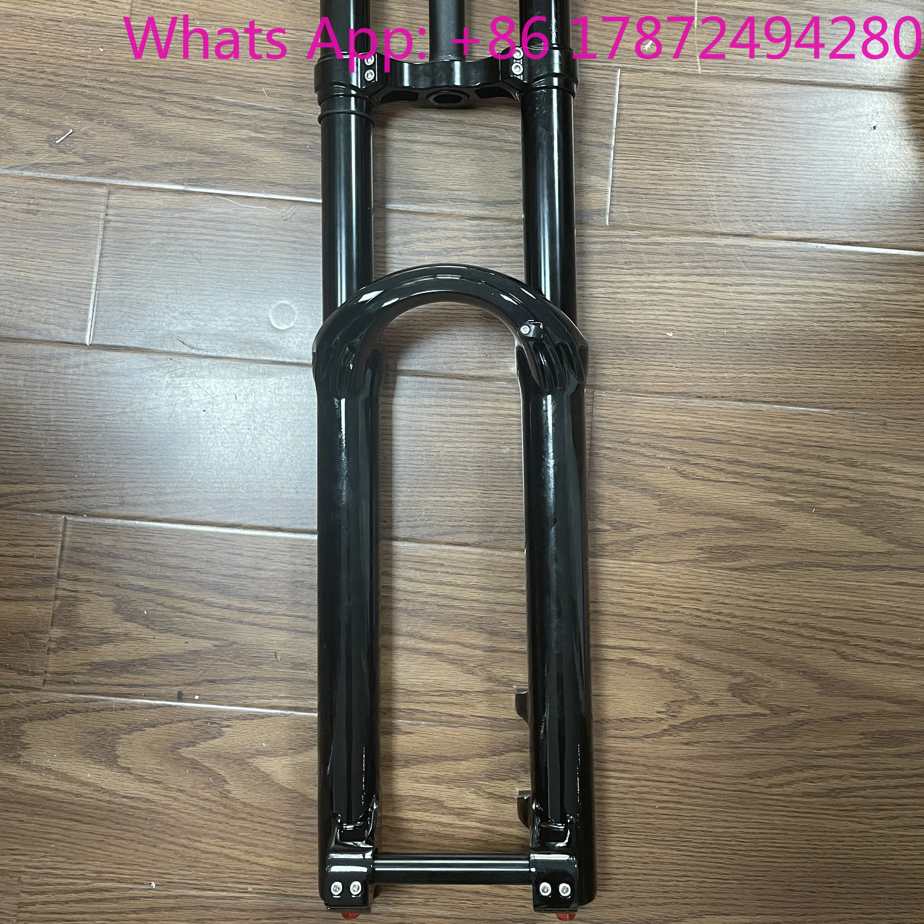 Heavy  Double Crown Front Suspension Fork for Dirt Bike E-Bike with Headlight Mount