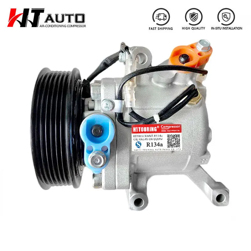 

SV07C AC Compressor for Daihatsu Terios J2 J200 Sirion Toyota Passo Subaru Justy 447280-3140 47260-5820 447260-5613 447190-6121