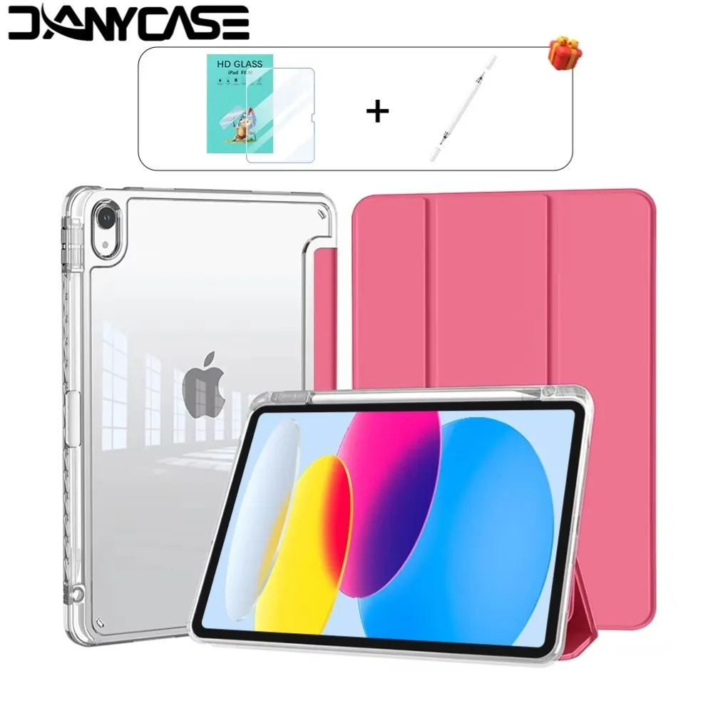 For iPad Case Buy 1 Get 2 Free Screen Protector & Stylus Pen Works For iPad 11th A16, 10th, Air4, Air5 10.9