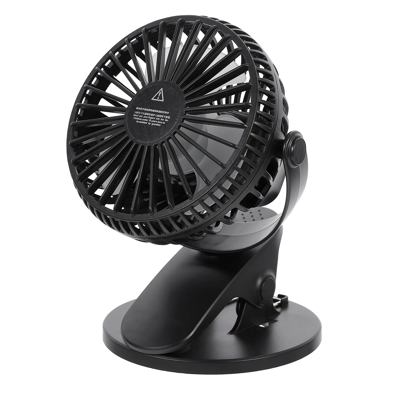 

Mini Electric Fan Portable USB Charging Clip Low Noise Cute Cat Ear Design Small Size Lightweight Multifunction Heat Dissipation