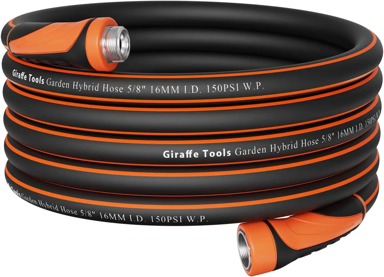 

Garden Hose 5/8", Water Hose Heavy Duty, Flexible, Lightweight Hybrid Hose with Swivel Handle, 50ft Male to Female Fitti