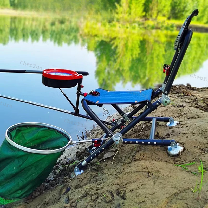 All Terrain Bait Disc Fishing Chairs Fold Portable Multifunction Backrest Fishing Chairs Banco De Pesca Entertainment