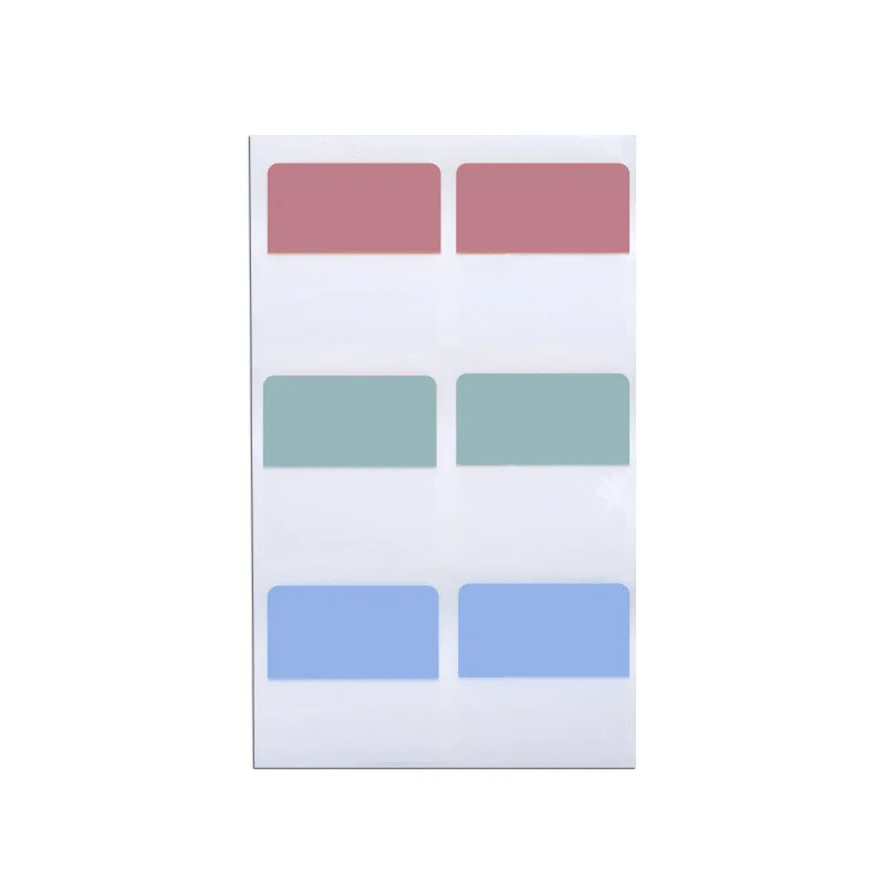 Macron Retro Color Morandi Series Sticky Notes Index Stickers Indication Label Stickers Strip Mark Stickers