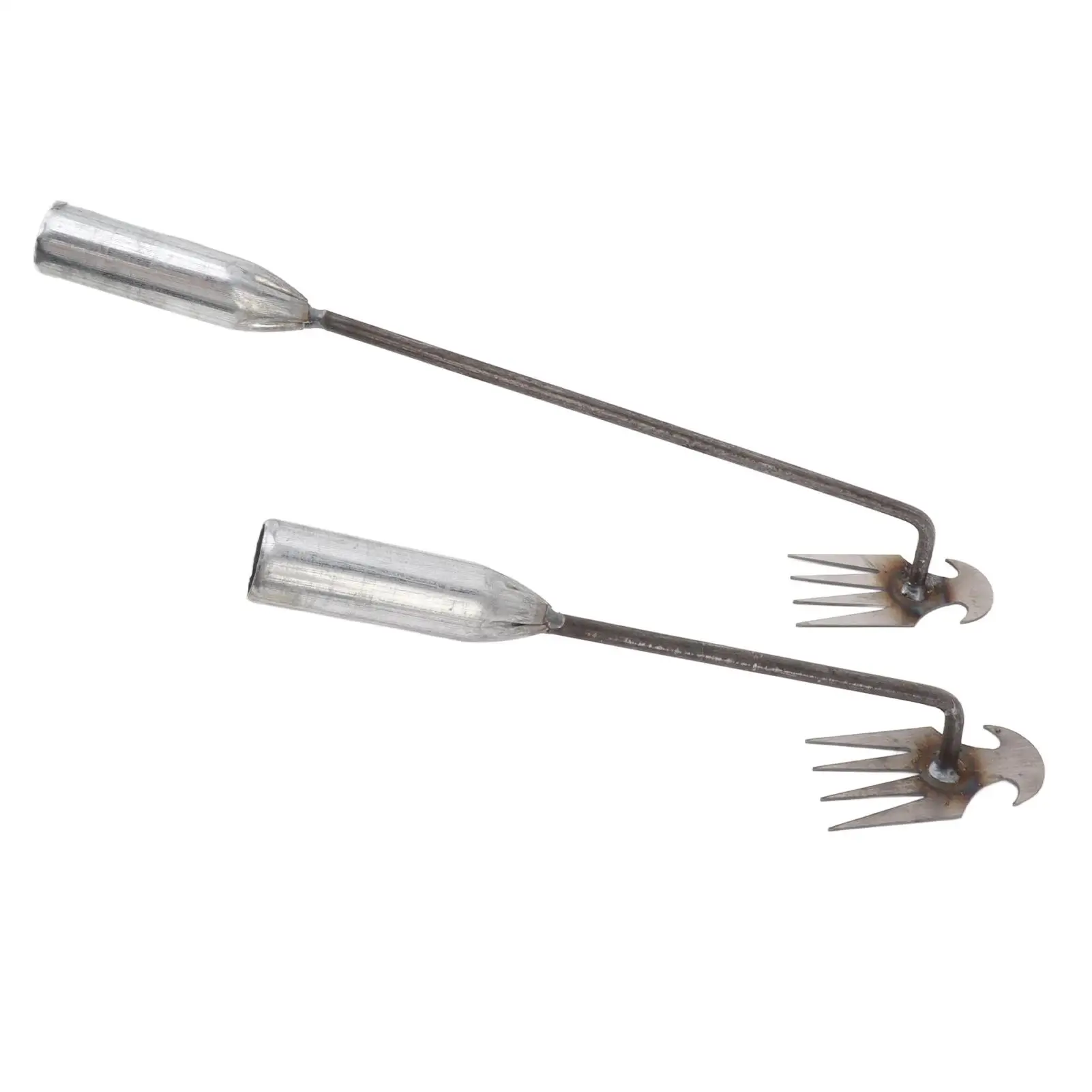 

Инструмент для прополки, 2 шт., прочный ручной съемник с 4 зубьями, садовый ручной инструмент для домашнего и фермерского использования